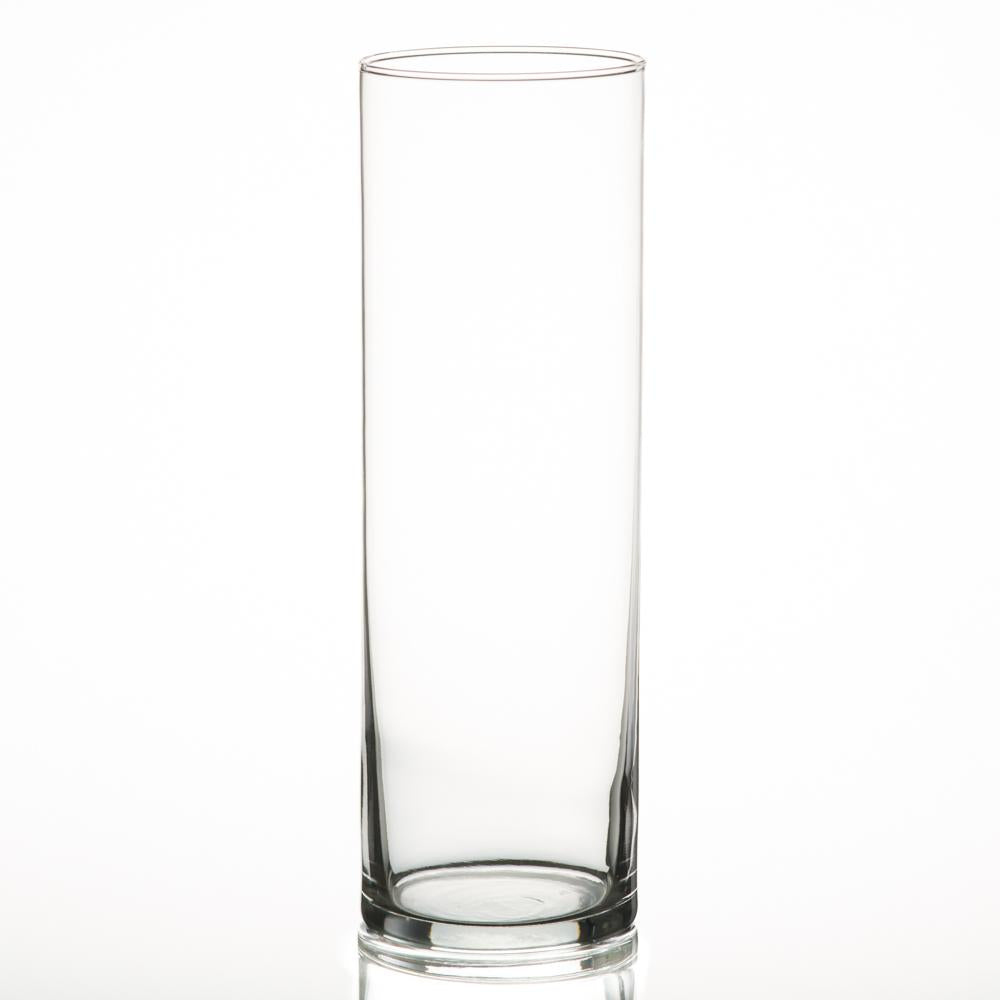 medium size glass vase for 6 porcelain roses