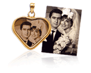 Gold Photo Pendants