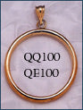 Round Gold Pendant