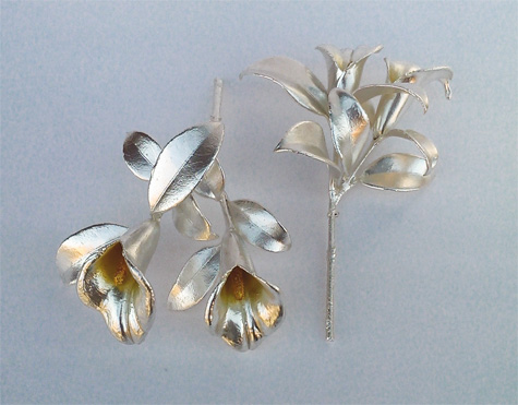 Silver Covered Real Lillis