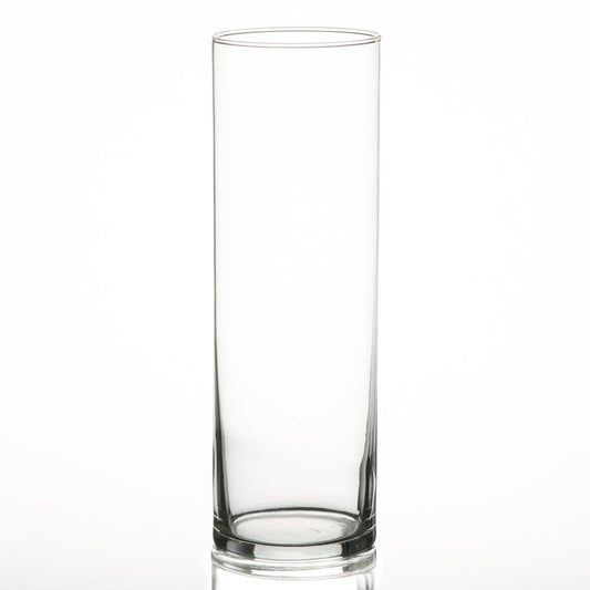 medium size glass vase for 6 porcelain roses