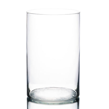 large size glass vase for 9-18 porcelain roses