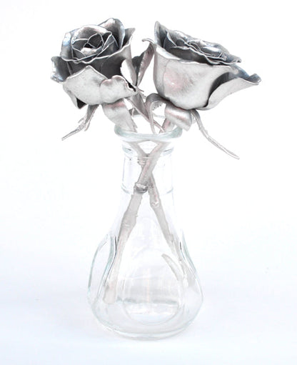 Aluminum Roses - Real Roses Coated Aluminum
